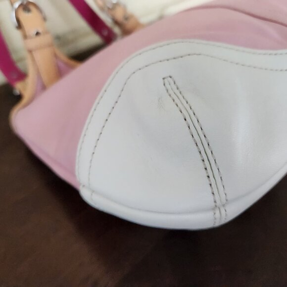 Vintage Coach Soho Daisy Pink Handbag Satchel Purse - Picture 11 of 15